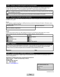 Form 60-6364E Guide I - Professional Guide Licence Renewal Form - New Brunswick, Canada, Page 2