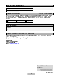Form 60-6366E Licence to Accompany Renewal Form - New Brunswick, Canada, Page 2