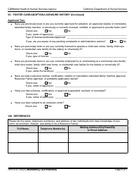 Form RFA01A Resource Family Application - California, Page 6