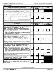 Form RFA03 Resource Family Home Health and Safety Assessment Checklist - California, Page 2