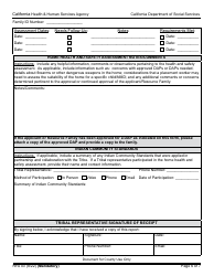 Form RFA03 Resource Family Home Health and Safety Assessment Checklist - California, Page 6