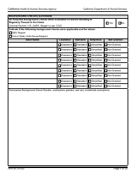 Form RFA05 Resource Family Approval - Written Report - California, Page 5
