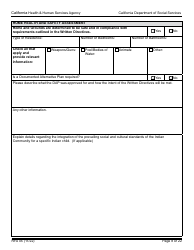 Form RFA05 Resource Family Approval - Written Report - California, Page 8
