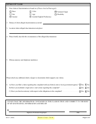 Form MV-VI Title VI Complaint Form - New York, Page 2