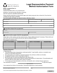 Form F120-212-000 Legal Representative Payment Method Authorization Form - Washington, Page 2
