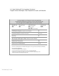 Form F120-240-000 Payment Method Authorization Form for Providers in Mexico Only - Washington, Page 3
