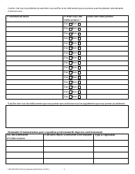 Form F242-409-232 Chemical Exposure Questionnaire - Washington (French), Page 2
