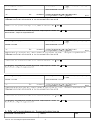 Form F242-409-232 Chemical Exposure Questionnaire - Washington (French), Page 6