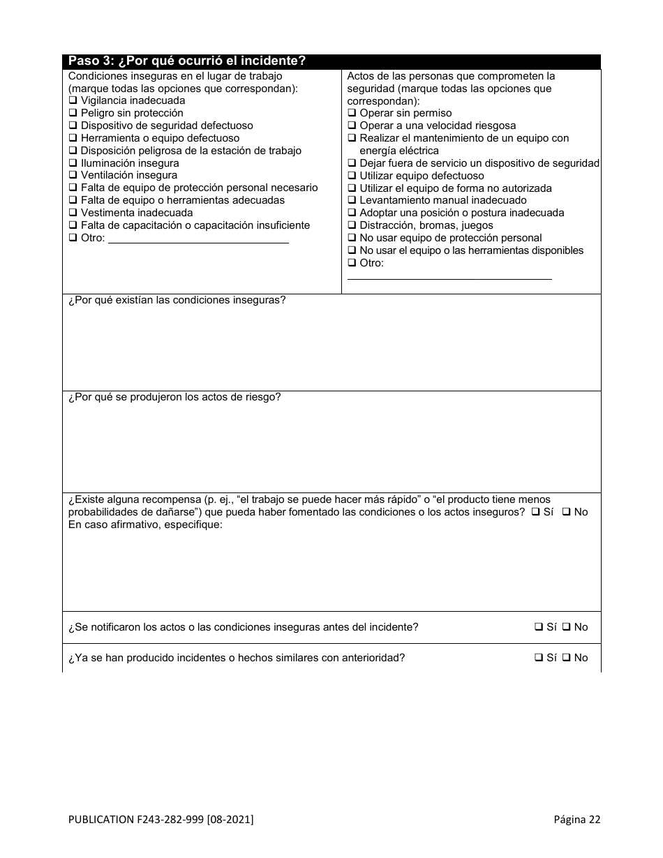 Formulario F243-282-999 Guia De Herramientas Para El Retorno Al Trabajo - Washington (Spanish), Page 23
