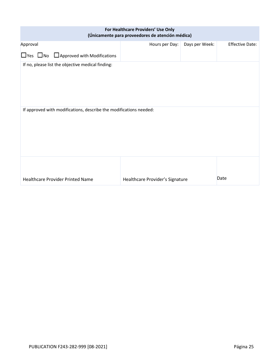 Formulario F243-282-999 Guia De Herramientas Para El Retorno Al Trabajo - Washington (Spanish), Page 26