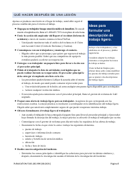 Formulario F243-282-999 Guia De Herramientas Para El Retorno Al Trabajo - Washington (Spanish), Page 9