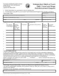 Form F245-224-332 Independent Medical Exam (Ime) Travel and Wage Reimbursement Request - Washington (Twi), Page 3