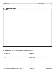 Form F245-377-000 Care Assessment Tool - Washington, Page 15