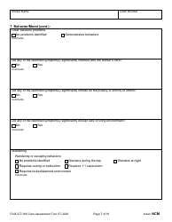 Form F245-377-000 Care Assessment Tool - Washington, Page 7