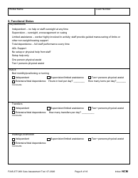 Form F245-377-000 Care Assessment Tool - Washington, Page 8