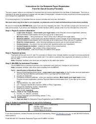 Form F248-369-000 Statewide Payee Registration for out-Of-Country Providers - Washington, Page 2