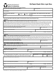Form F249-008-274 Third Party Election Form - Washington (Mien), Page 3