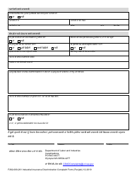 Form F262-009-291 Industrial Insurance Discrimination Complaint Form - Washington (Punjabi), Page 2