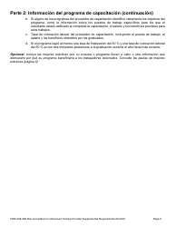 Formulario F280-045-999 Requisitos Complementarios Para Proveedores De Capacitacion No Acreditados O Sin Licencia - Washington (Spanish), Page 6