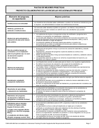 Formulario F280-045-999 Requisitos Complementarios Para Proveedores De Capacitacion No Acreditados O Sin Licencia - Washington (Spanish), Page 7