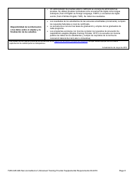 Formulario F280-045-999 Requisitos Complementarios Para Proveedores De Capacitacion No Acreditados O Sin Licencia - Washington (Spanish), Page 8