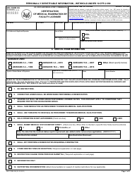 NRC Form 396 Certification of Medical Examination by Facility Licensee