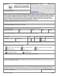 NRC Form 754 Armed Security Personnel Firearms Background Check
