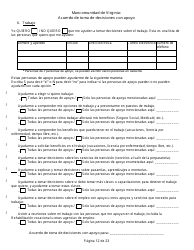 Acuerdo De Toma De Decisiones Con Apoyo - Virginia (Spanish), Page 12