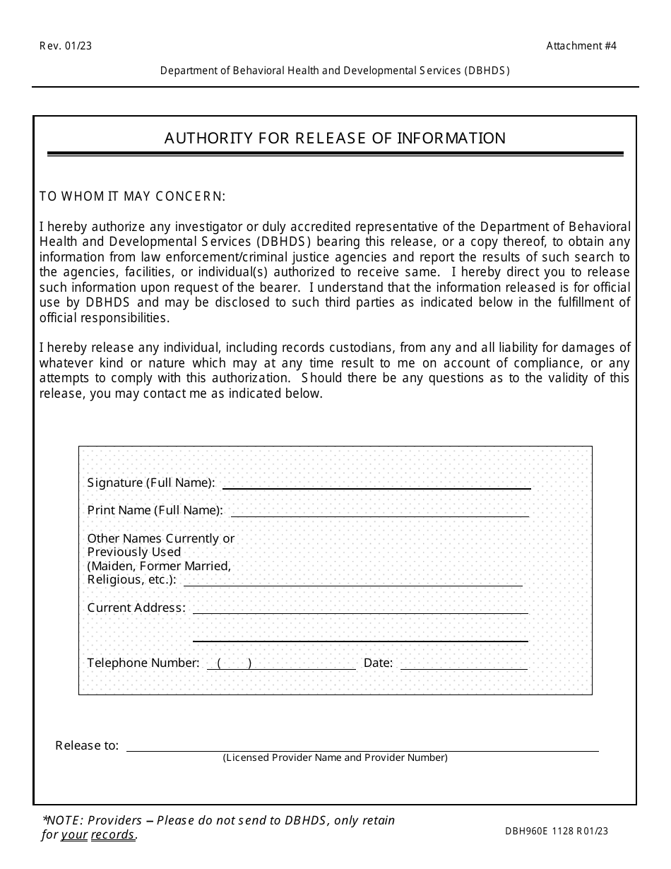 Form Dbh960e Attachment 4 Fill Out Sign Online And Download Printable Pdf Virginia 7643