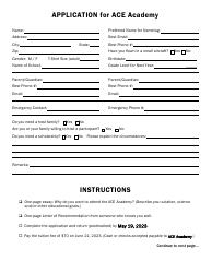 Application for Ace Academy - Idaho, Page 3