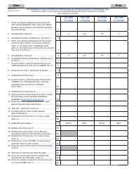 Form 2210ME Annualized Income Installment Worksheet for Underpayment of Estimated Tax - Maine