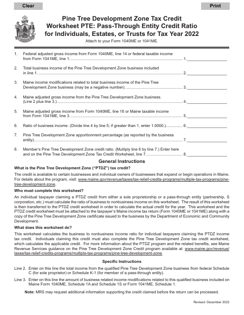 Worksheet PTE 2022 Printable Pdf