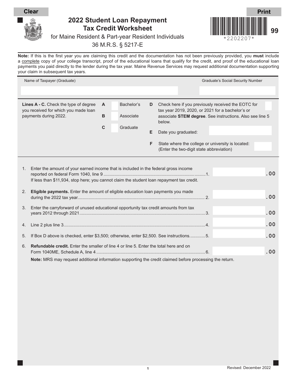 2022-maine-student-loan-repayment-tax-credit-worksheet-for-maine