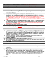 Instructions for Business Certification Application - Employment Tax Increment Financing (Etif) Program - Maine, Page 2