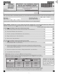 Form 1040ME Schedule PTFC/STFC Property Tax Fairness Credit Sales Tax Fairness Credit for Maine Residents and Part-Year Residents Only - Maine