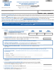 Form 1040ME Schedule NR Schedule for Calculating the Nonresident Credit - Part-Year Residents, Nonresidents and Safe Harbor Residents Only - Maine