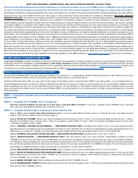 Form 1040ME Schedule NR Schedule for Calculating the Nonresident Credit - Part-Year Residents, Nonresidents and Safe Harbor Residents Only - Maine, Page 2