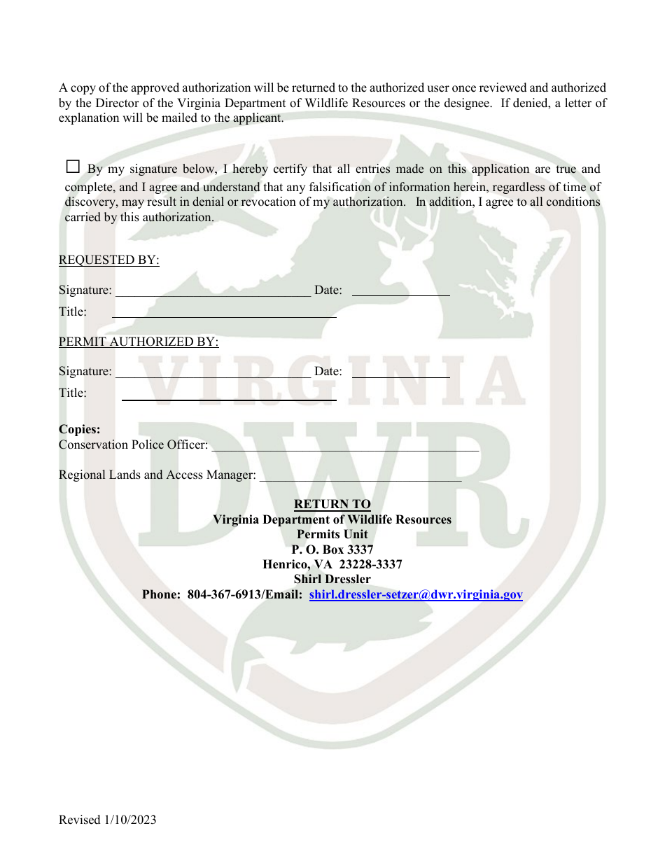 Special Use Authorization - Virginia, Page 4