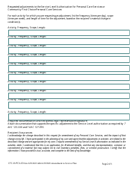 Form CFC-01/PCS-03 Amendment to Service Plan - Alaska, Page 2