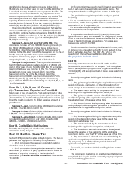 Instructions for IRS Form 1120-S Schedule D Capital Gains and Losses and Built-In Gains, Page 6