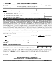 IRS Form 8879-CORP E-File Authorization for Corporations