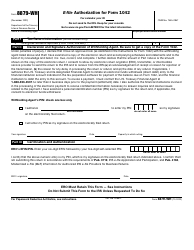 Document preview: IRS Form 8879-WH E-File Authorization for Form 1042