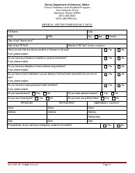 Form IDVA-HDP-001 Intake Form - Prince Homeless and Disabled Program - Illinois, Page 4
