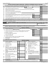 IRS Formulario 1040-PR Declaracion De Impuestos Federal Sobre El Trabajo Por Cuenta Propia (Incluyendo El Credito Tributario Adicional Por Hijos Para Residentes Bona Fide De Puerto Rico) (Puerto Rican Spanish), Page 3