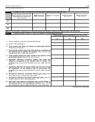 IRS Form 1120-F Schedule P List of Foreign Partner Interests in Partnerships, Page 3