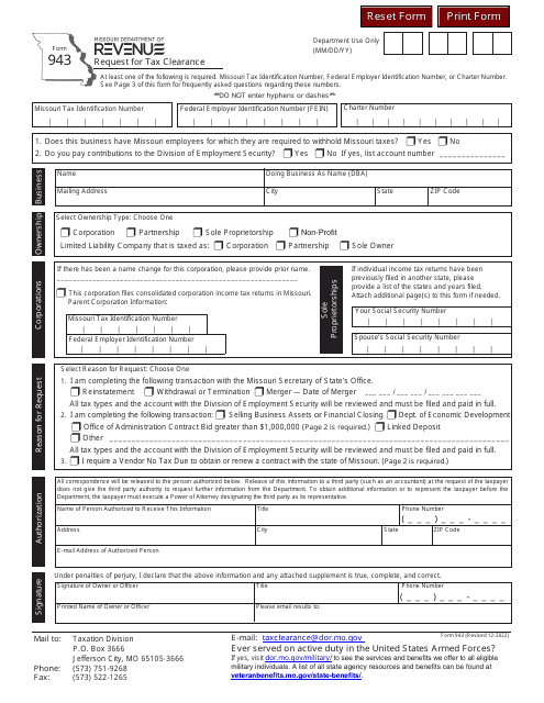 Form 943  Printable Pdf