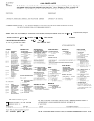 Document preview: Form JS44C/SDNY Civil Cover Sheet - New York