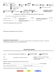 Form JS44C/SDNY Civil Cover Sheet - New York, Page 2