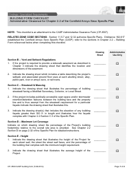 Document preview: Form CP-3509 Building Form Checklist - City of Los Angeles, California