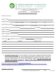 Application for Substation License - Georgia (United States)
